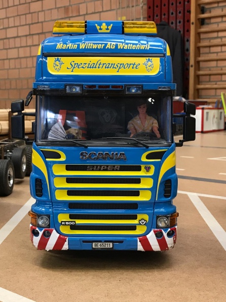 Modell eines Spezialtransporters
